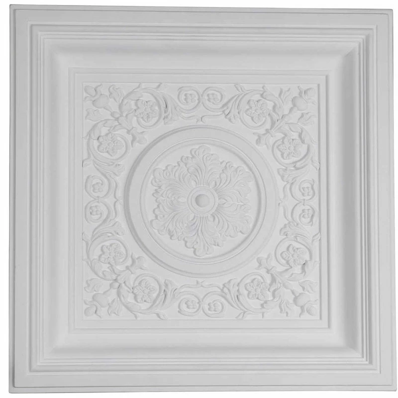 Ekena Millwork 23 7/8"W X 23 7/8"H X 2 1/2"P Nicole Ceiling Tile 3 Ekena Millwork 23 7/8"W X 23 7/8"H X 2 1/2"P Nicole Ceiling Tile