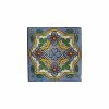 Fine Crafts & Imports 2x2 36 Pcs Sky Talavera Mexican Tile