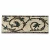 Stone Center Online Marble Mosaic Border Listello Tile Floral Emperador 5.9x15.7 Polished, 1 Piece -Fine Crafts & Imports Shop 3261d01f0a7b7326 2255 w800 h800 b1 p0