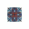 Fine Crafts & Imports 4.2x4.2 9 Pcs Rosales Talavera Mexican Tile -Fine Crafts & Imports Shop 43d1a96c069ec80f 1785 w800 h800 b1 p0