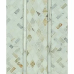 Oracle Tile And Stone Calacatta Gold Italian Calcutta Marble Polished Pencil Liner, 0.5"x 12" -Fine Crafts & Imports Shop 4621a9dc05b1e260 1197 w800 h800 b0 p0