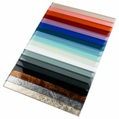 Tile Generation 1"x11.75" Kane Glass Wall Trim Tiles, Set Of 11, Black -Fine Crafts & Imports Shop 472158580e45a95a 3937 w800 h800 b1 p0