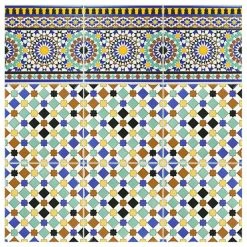 Merola Tile Sevillano Ceramic Wall Border Tile, White -Fine Crafts & Imports Shop 4d31736b02cc8c54 8604 w800 h800 b1 p0