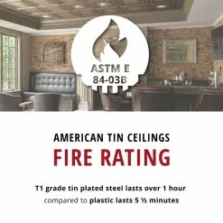 American Tin Ceilings Tin Ceiling 5-Pack Kit, 2' X 2', Rustic Copper Translucent Pattern #01 -Fine Crafts & Imports Shop 65f181fd0079afaa 4888 w800 h800 b0 p0