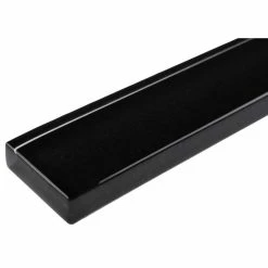 Tile Generation 1"x11.75" Kane Glass Wall Trim Tiles, Set Of 11, Black -Fine Crafts & Imports Shop 8db1177a0e45a958 3937 w800 h800 b1 p0