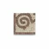 Stone Center Online Marble Mosaic Border Decorative Tile Garden Rojo 4x4 Tumbled, 1 Piece