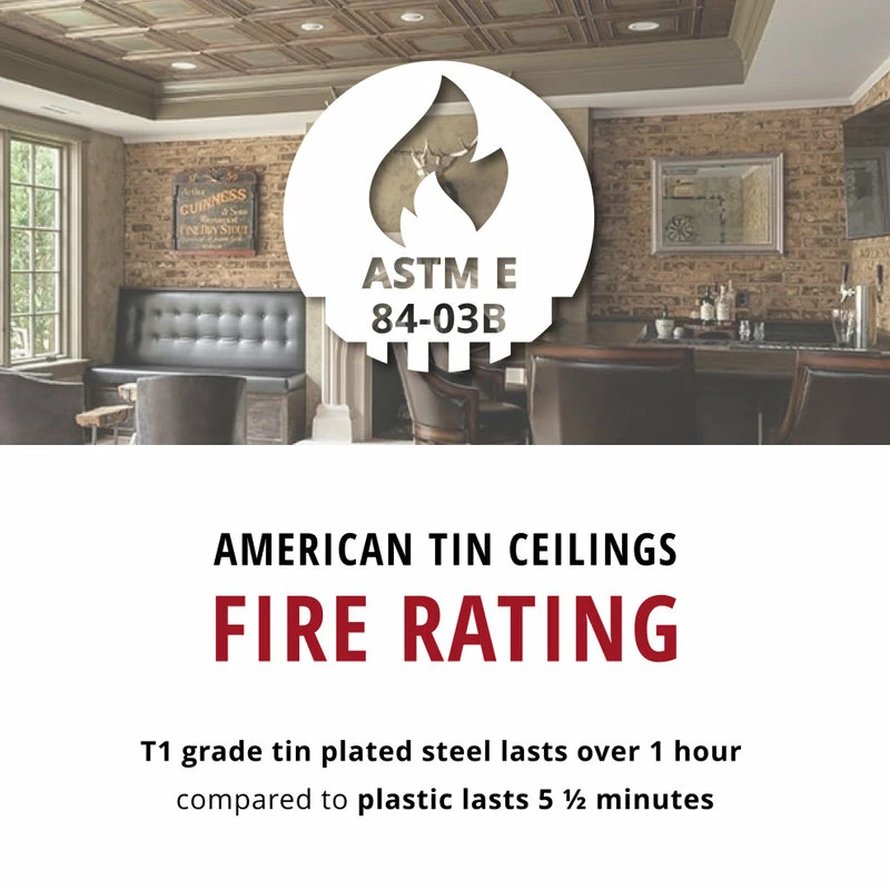 American Tin Ceilings Tin Backsplash 5-Pack Kit, 2' X 2', Brushed Satin Nickel Pattern #27 8 American Tin Ceilings Tin Backsplash 5-Pack Kit, 2' X 2', Brushed Satin Nickel Pattern #27 - Image 6