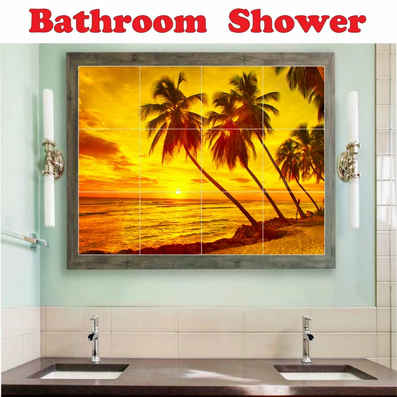 Picture-Tiles Beach Ceramic Tile Wall Mural HZ500060-55S. 21.25" X 21.25" 8 Picture-Tiles Beach Ceramic Tile Wall Mural HZ500060-55S. 21.25" X 21.25" - Image 6