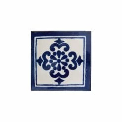 Fine Crafts & Imports 4.2x4.2 9 Pcs Anita Talavera Mexican Tile