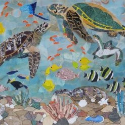 Mozaico Mosaic Stone Art - Underwater Life