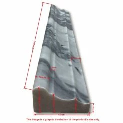 Stone Center Online Thassos White Marble Chair Rail Trim Molding 2x12 Honed, 1 Piece -Fine Crafts & Imports Shop e95108cb000f9927 2280 w800 h800 b1 p0