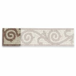 Stone Center Online Marble Mosaic Border Decorative Tile Garden Rojo 4x4 Tumbled, 1 Piece -Fine Crafts & Imports Shop ed717db30a7b716d 2238 w800 h800 b1 p0