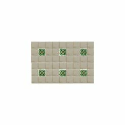 Fine Crafts & Imports 4.2x4.2 9 Pcs Green Verona Alhambra Talavera Mexican Tile -Fine Crafts & Imports Shop f5b104a7069ec644 2448 w800 h800 b0 p0