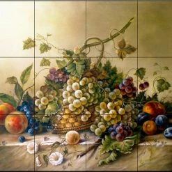 The Tile Mural Store (USA) Tile Mural, Fruit Bouquet Ii By Corrado Pila