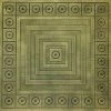 Euro-Deco 19.6"x19.6" Styrofoam Glue Up Ceiling Tiles R44, Antique Brass -Fine Crafts & Imports Shop home design 124