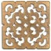 Compliments Accessories Constantine Tile, Aged Brass, 3x3" -Fine Crafts & Imports Shop home design 126