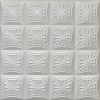 Euro-Deco 19.6"x19.6" Styrofoam Glue Up Ceiling Tiles R40 Platinum -Fine Crafts & Imports Shop home design 130