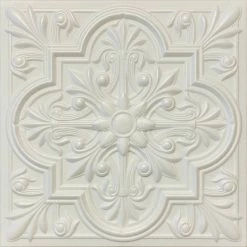 Euro-Deco Home Decor, Ceiling Tiles, Glue Up, Foam,20"x20", R55, 8pcs Bundle