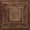 Euro-Deco 19.6"x19.6" Styrofoam Glue Up Ceiling Tiles R33, Brown Beige