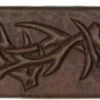 Hammermarc-CopperSinksDirect 2" X 6" Antlers Design Copper Tile Liner (TL028)