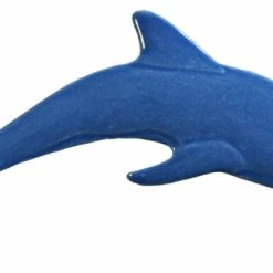 Artistry In Mosaics Mini Dolphin Ceramic Swimming Pool Mosaic 6", Light Blue