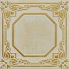 Euro-Deco 19.6"x19.6" Styrofoam Glue Up Ceiling Tiles R32 White Accent Gold