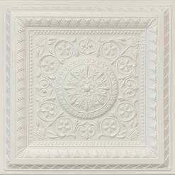 Euro-Deco Home Decor, Ceiling Tiles, Glue Up, Foam,20"x20", R49, 8pcs Bundle