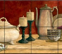 The Tile Mural Store (USA) Tile Mural, Rustic Buffet Ii By Charlene Olson