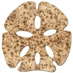 Blue Water Pool Mosaics Sand Dollar Ceramic Swimming Pool Mosaic 4", Brown