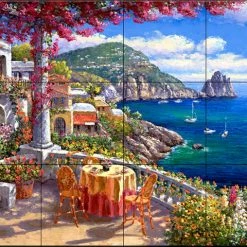 The Tile Mural Store (USA) Tile Mural, Capri Morning By Sam Park/Soho Editions