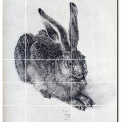 Picture-Tiles Albrecht Durer Illustration Painting Ceramic Tile Mural #3, 21.25"x25.5"