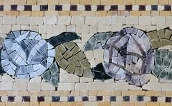 Mozaico Mosaic Tile Patterns, Blue Bells, 6"x12"