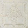 Euro-Deco 19.6"x19.6" Styrofoam Glue Up Ceiling Tiles R30A White Satin Washed Gold -Fine Crafts & Imports Shop home design 32
