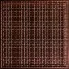 Decorative Ceiling Tiles, Inc. Rustic Lattice, Faux Tin Ceiling Tile, Antique Copper, 24"x24" -Fine Crafts & Imports Shop home design 34