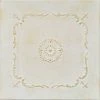 Euro-Deco 19.6"x19.6" Styrofoam Glue Up Ceiling Tiles R43 White Satin Washed Gold -Fine Crafts & Imports Shop home design 38