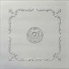 Euro-Deco 19.6"x19.6" Styrofoam Glue Up Ceiling Tiles R43, Silver -Fine Crafts & Imports Shop home design 42