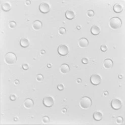 Decorative Ceiling Tiles, Inc. Bubbles, Styrofoam Ceiling Tile, 20"x20", #R07