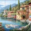 The Tile Mural Store (USA) Tile Mural, Villagio Dal Lago By Sung Kim -Fine Crafts & Imports Shop home design 51