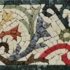 Mozaico Mosaic Border, Linnea Florals, 6"x12" -Fine Crafts & Imports Shop home design 56