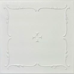 Euro-Deco Home Decor, Ceiling Tiles, Glue Up, Foam,20"x20", R5, 8pcs Bundle