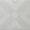 Euro-Deco 19.6"x19.6" Styrofoam Glue Up Ceiling Tiles R34 Platinum -Fine Crafts & Imports Shop home design 71