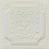 Euro-Deco 20"x20" Styrofoam Glue Up Ceiling Tiles, R52W Plain White -Fine Crafts & Imports Shop home design 73
