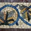 Mozaico Mosaic Stone Border Art - Colorama, 12x6 -Fine Crafts & Imports Shop home design 84