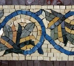 Mozaico Mosaic Stone Border Art - Colorama, 12x6