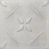 Euro-Deco 19.6"x19.6" Styrofoam Glue Up Ceiling Tiles R41 Platinum