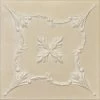 Euro-Deco 19.6"x19.6" Styrofoam Glue Up Ceiling Tiles R38, White Champagne