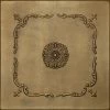 Euro-Deco 19.6"x19.6" Styrofoam Glue Up Ceiling Tiles R43, Antique Brass -Fine Crafts & Imports Shop home design 88